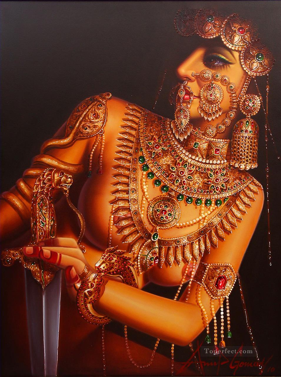 Deadly Beauty India Oil Paintings
